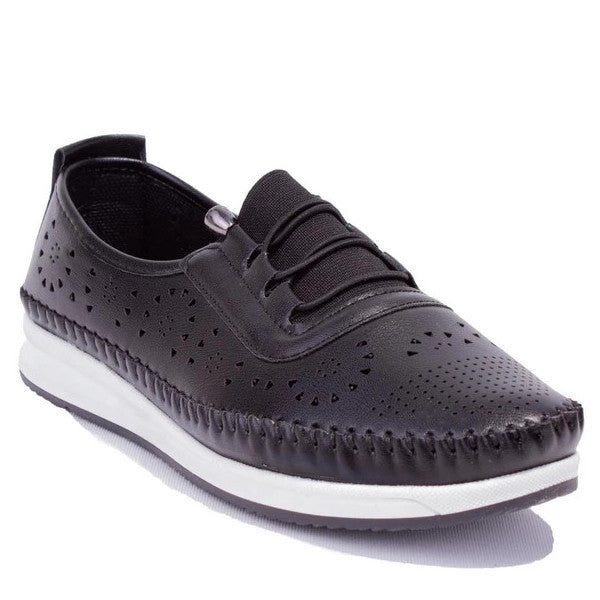 Polaris 164047 Black Orthopedic Casual Women's Shoes