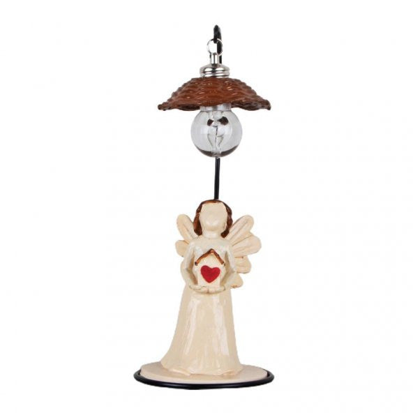 Gift for Lover My Dear Angel Table Lamp Illuminated Figurine