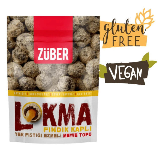 Zuber Lokma Hazelnut Coated Fruit Ball 96 G