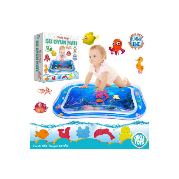 Baby Water Play Mat Tummy Time Tummy Time Activity - Octopus