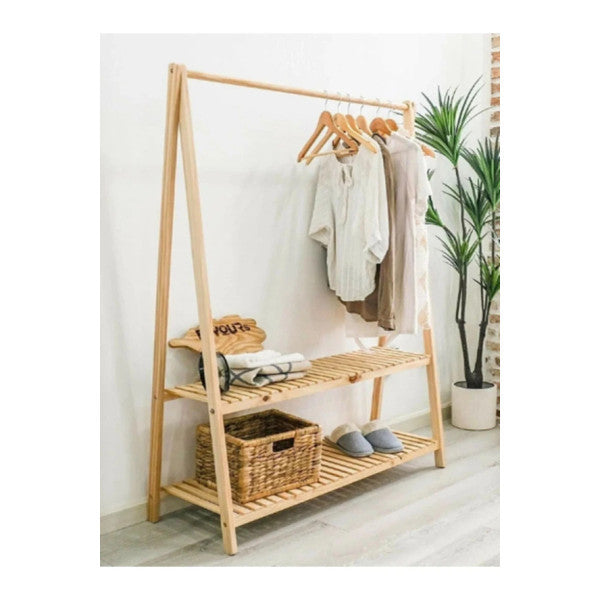 Design Wooden Leg Clothes Hanger Coat Stand Clothes Garment Hanger 148 X 106 Cm