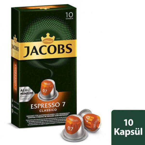 Jacobs Espresso 7 Classico Capsule Coffee 10 Capsules