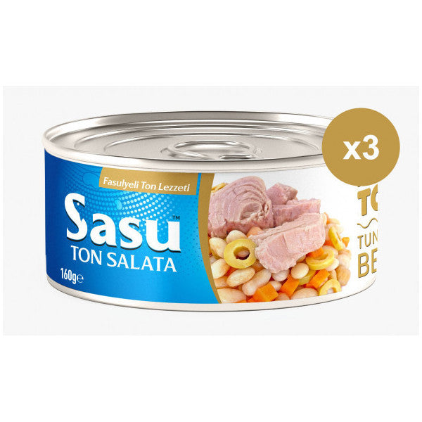 Tuna Salad With Sasu Beans 3X160G Large Piece