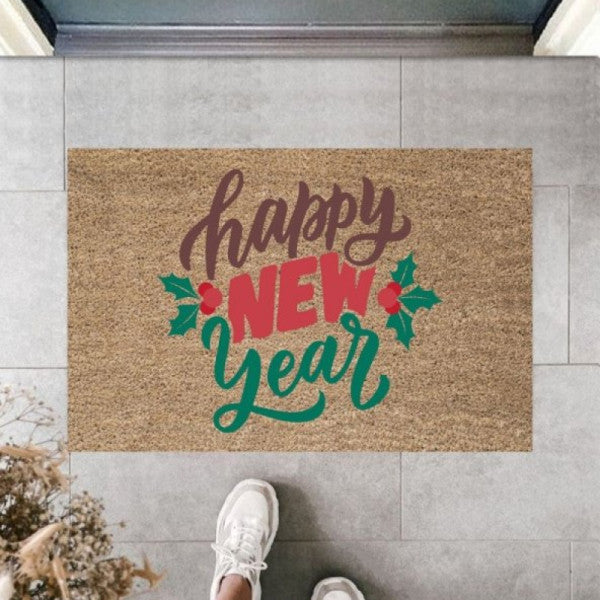 Dormot Home Modern Print - Happy New Year 12 - Welcome Doormat