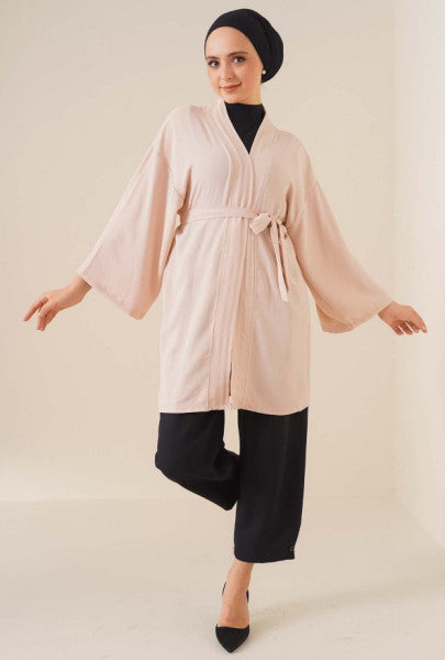 Short Kimono Beige