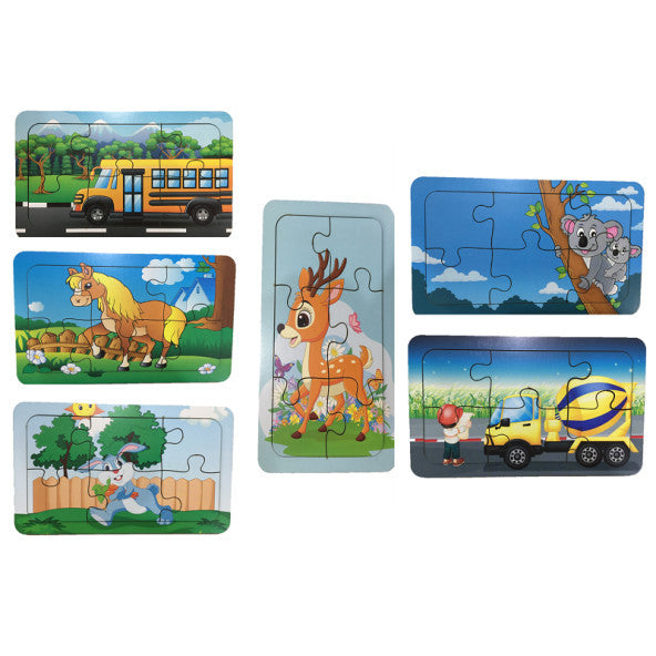 Trendy Toys Wooden Puzzle My First Puzzle 6 Pieces 18X11Cm