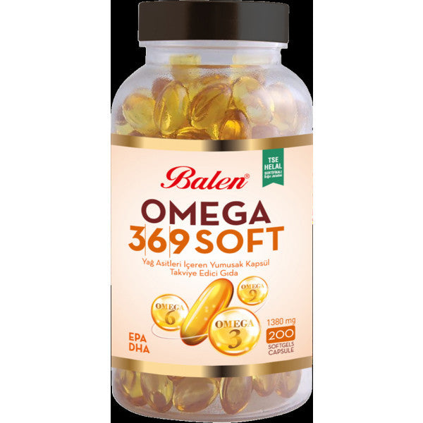 Balen Omega 3,6,9 Soft Capsule Containing Fatty Acids 1380 Mg*200