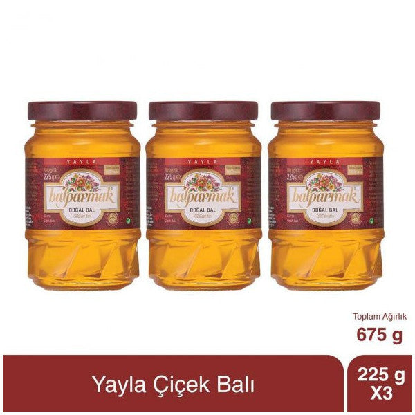 Balparmak Yayla Flower Honey 225 Gx 3 Pieces