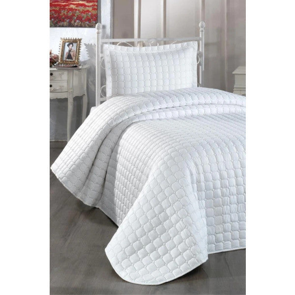 Estiva Single Bedspread Cream