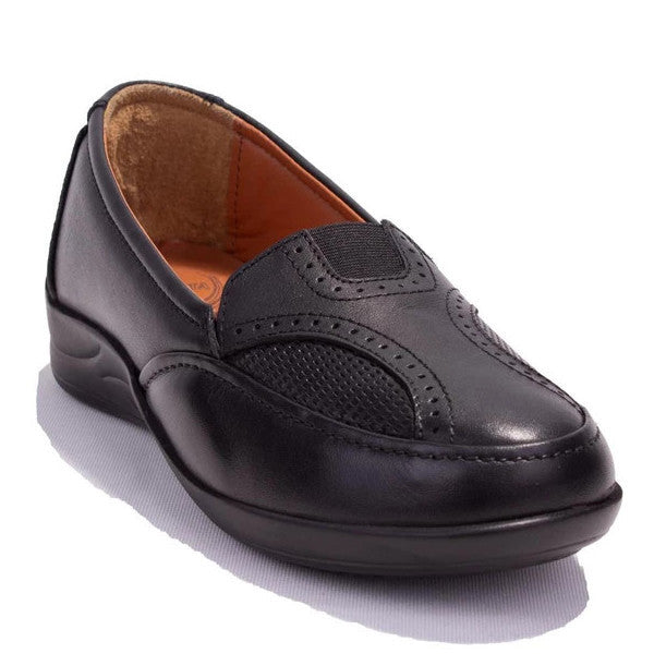 Polaris 105072 Black Orthopedic Casual Women's Leather Shoes