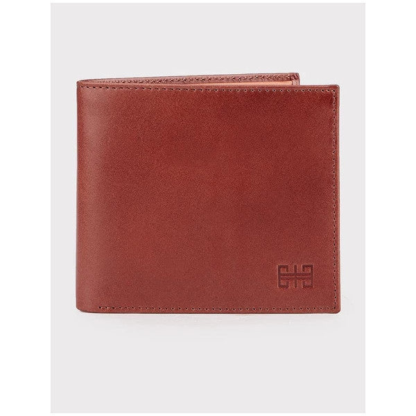 Genuine Leather Brown Men's Wallet With Compartments