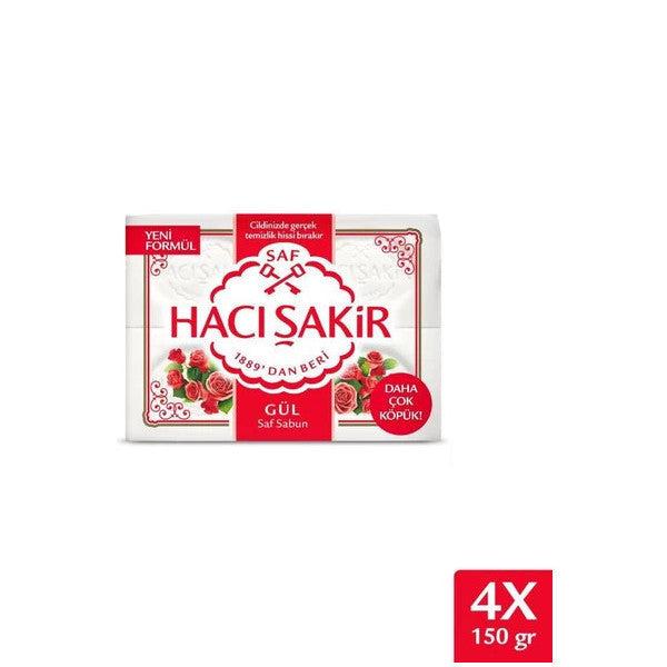 Hacı Şakir Rose 4X150 Gr Bar Soap