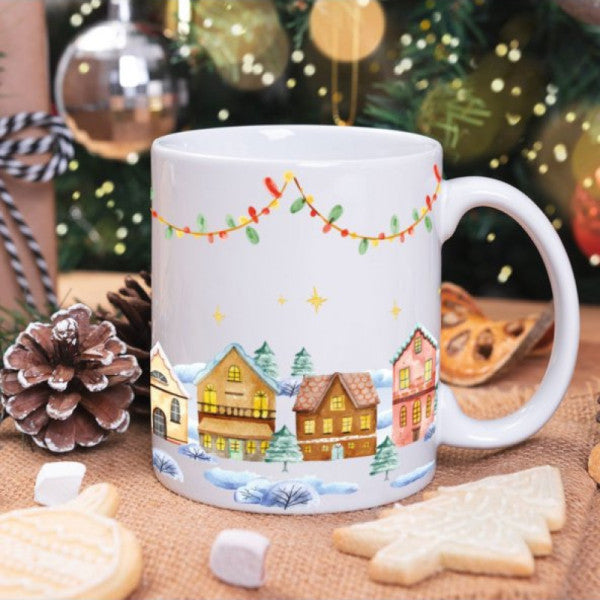 Winter Tale New Year's Gift Mug Glass