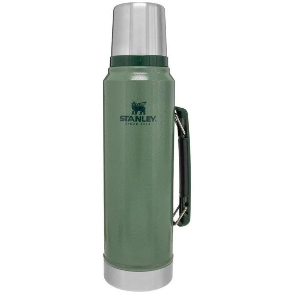 Stanley Legendary Classic Vacuum Stainless Steel Thermos 1Lt - Hammertone Green