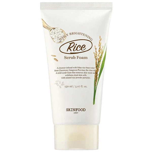 Skinfood Rice Daily Brightening Scrub Foam