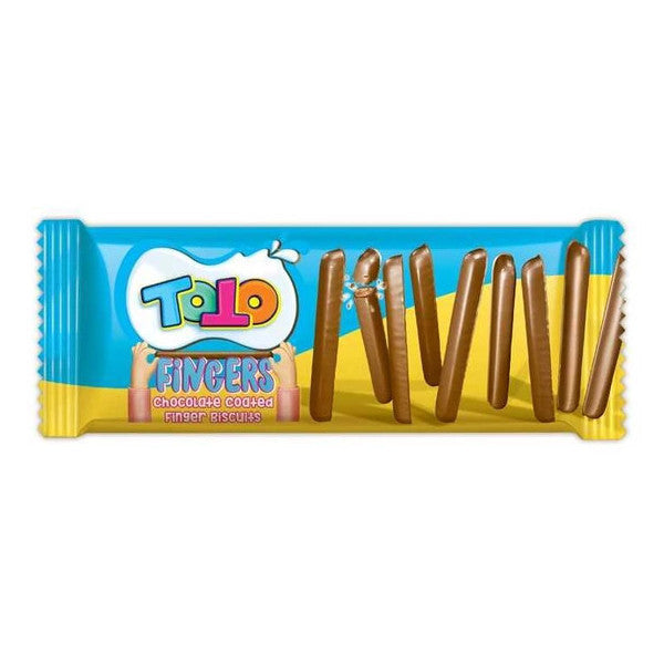 Toto Milk Chocolate Coated Finger Biscuits 103 Gr. (1 Pack)