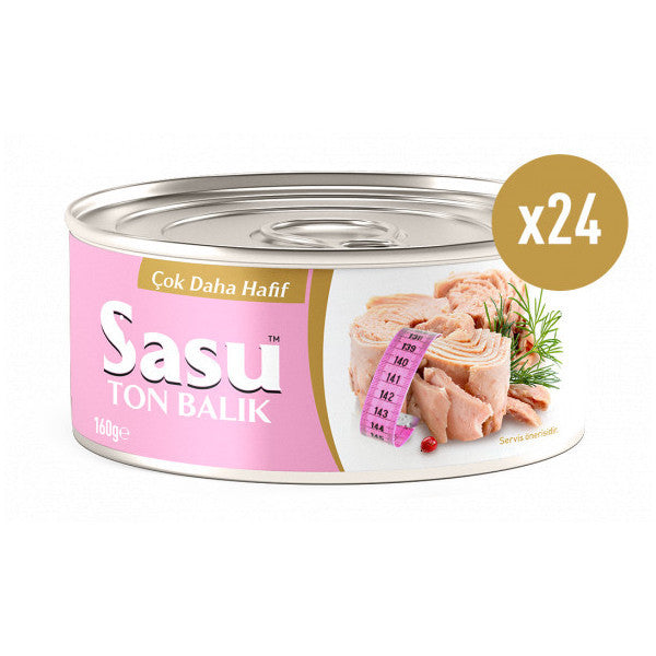 Sasu Light Tuna İn Water 1 Box 24X160 Gr Whole Slice