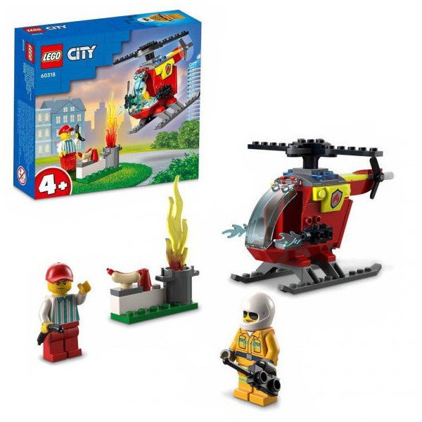 Lego City Fire Helicopter 60318 Fire Truck