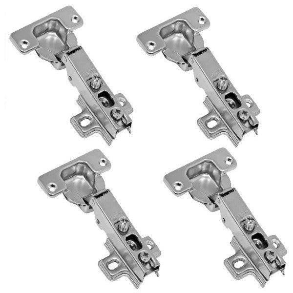 Furniture Hinge Cabinet Door Cupboard Hinge Flat Type 4 Pcs