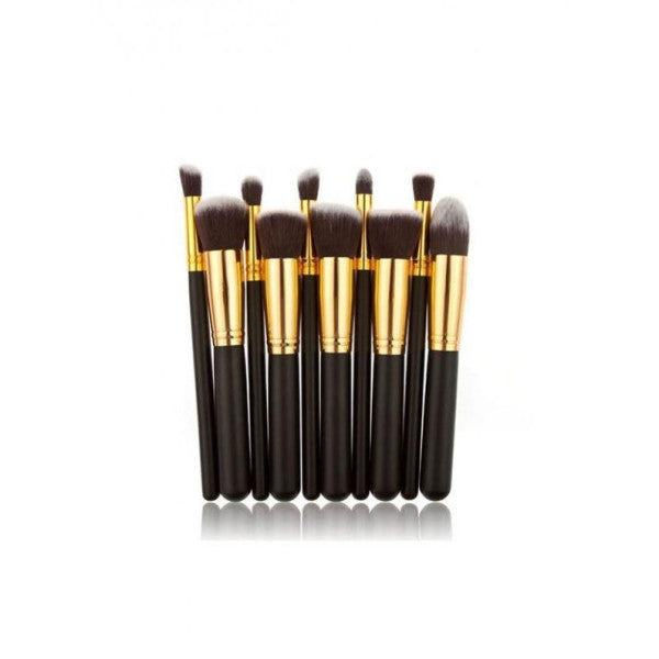 Fontenay 10L Professional Makeup Brush Set Black