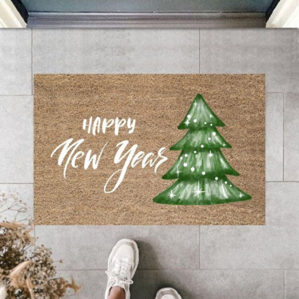 Dormot Home Modern Print - Happy New Year 10 - Welcome Doormat