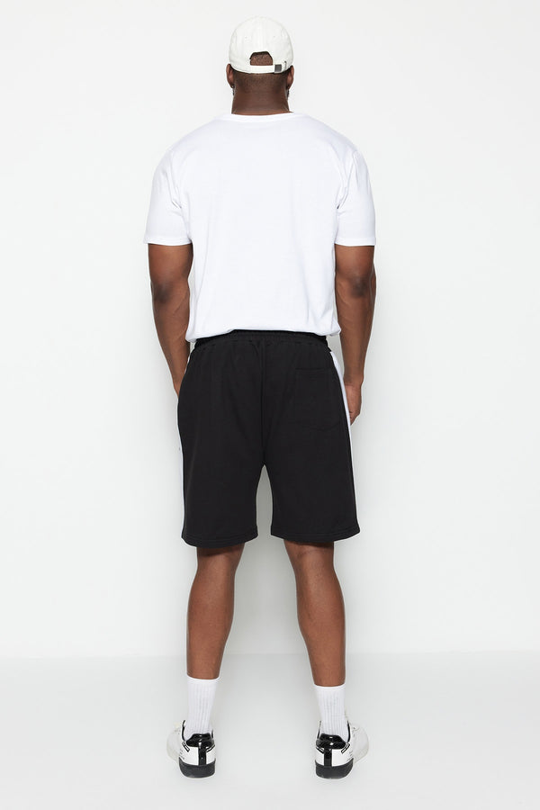 Trendyol Man Men's Plus Size Regular Fit Paneled Shorts & Bermuda Tmnss23Sr00046