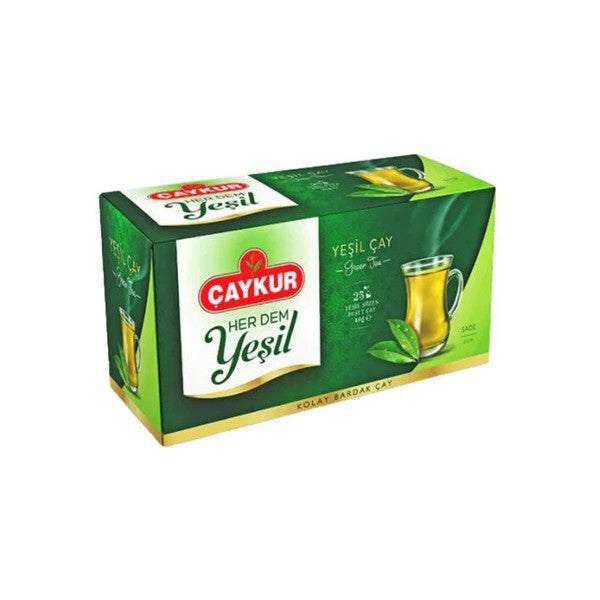 Çaykur 6-Pack Green Tea Cup Bags 25-Pcs