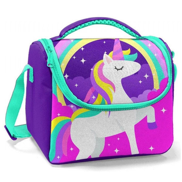 Coral High Girl's Purple Pegasus Insulated Primary School Lunch Box