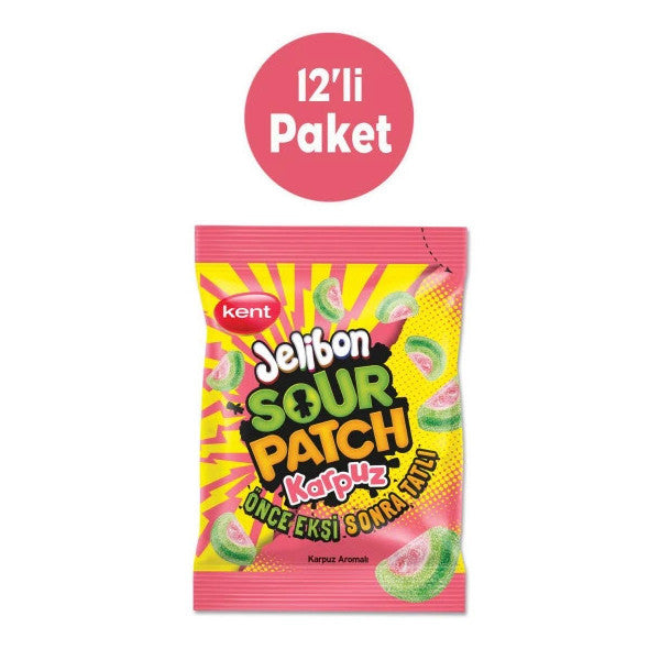Sour Patch Watermelon Flavored Candy 80 Gr - Pack Of 12