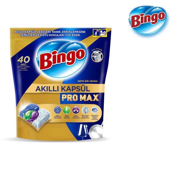 Bingo Smart Capsule Pro Max Dishwasher Detergent Tablets 40 Pcs