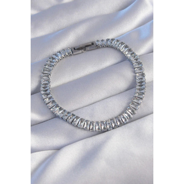 316L Steel Silver Color Waterway Design Bracelet