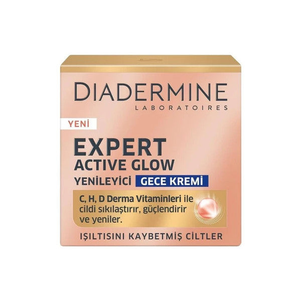 Diadermine Expert Active Glow Regenerating Night Cream 50 Ml