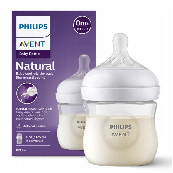 Philips Avent Natural Response Pp Feeding Bottle 0 Month+125Ml Scy900/01