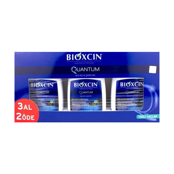 Bioxcin Quantum Shampoo For Oily Hair 300 Ml - Buy 3 Pay 2