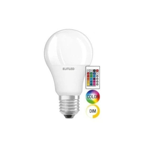 Elitled Color Changing - Led Bulb - 9W Rgb - Remote Controlled Led Bulb Zyn-Led