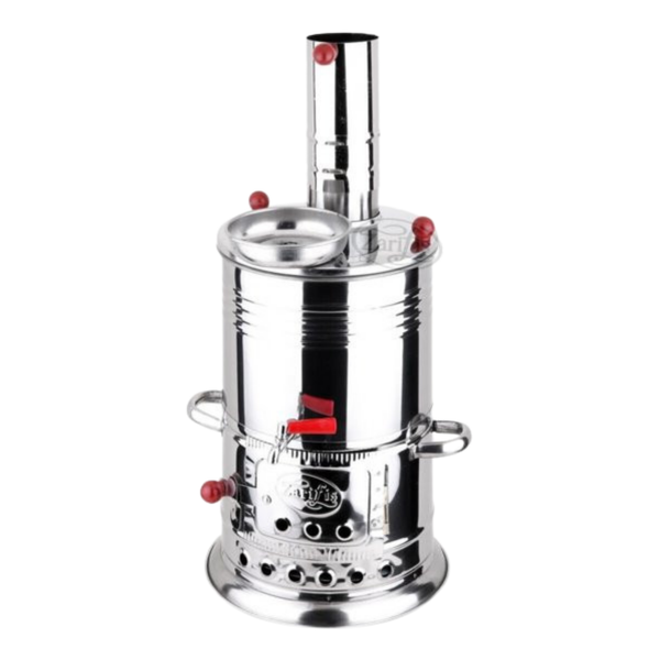 Elegant Single-Tap Stainless Steel Picnic Samovar 3.5L