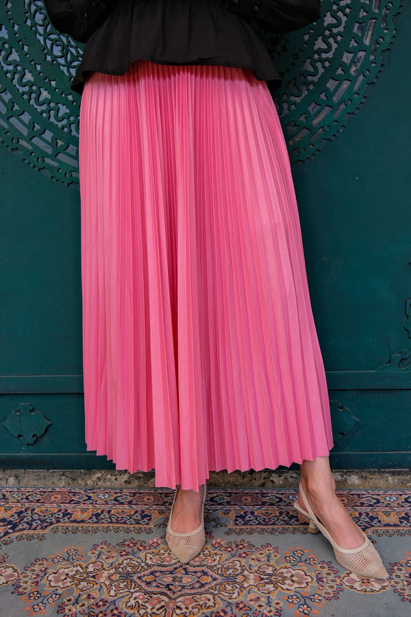 Elisa Pleated Skirt Light Pink