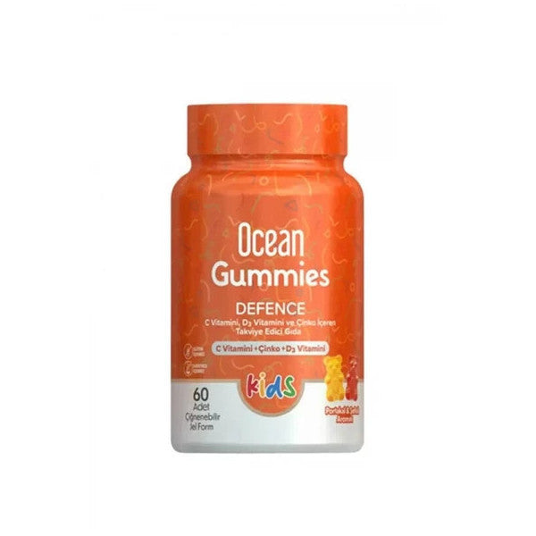 Ocean Gummies Defense Chewable Gel Form 60 Pieces