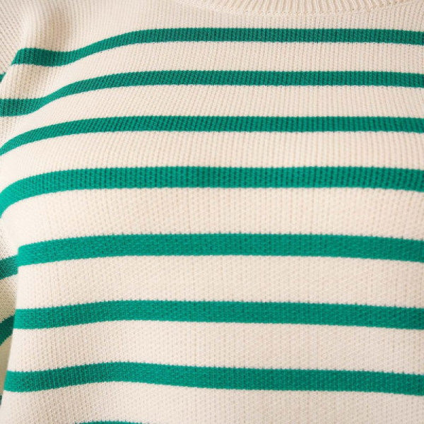 Line Series Knitwear Tunic Emerald Green