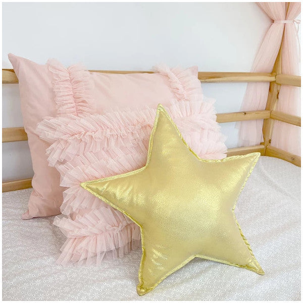 Pamuka Gold Colour Star Pillow