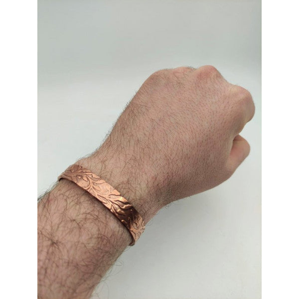 Adjustable Copper Bracelet 17 Cm Thickness 1 Cm Wear For Health