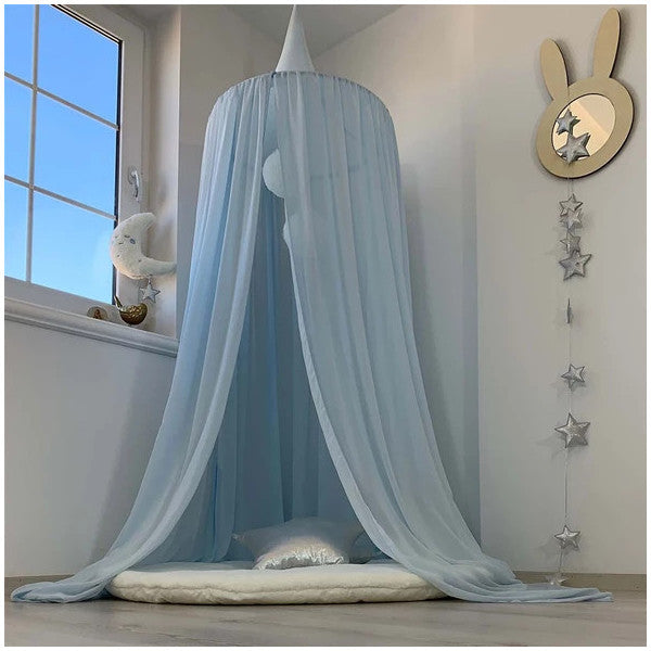 Pamuka Baby Blue Chiffon Mosquito Net