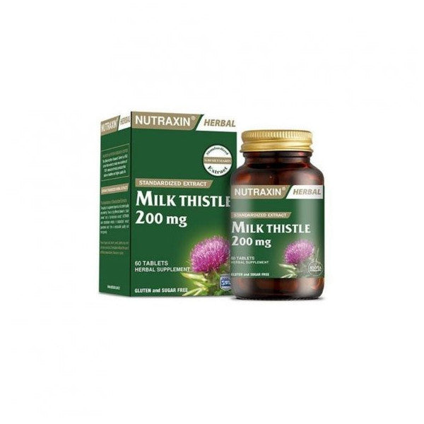 Herbal Milk Thistle 200Mg Extract Containing Supplementary Food 60 Tablets