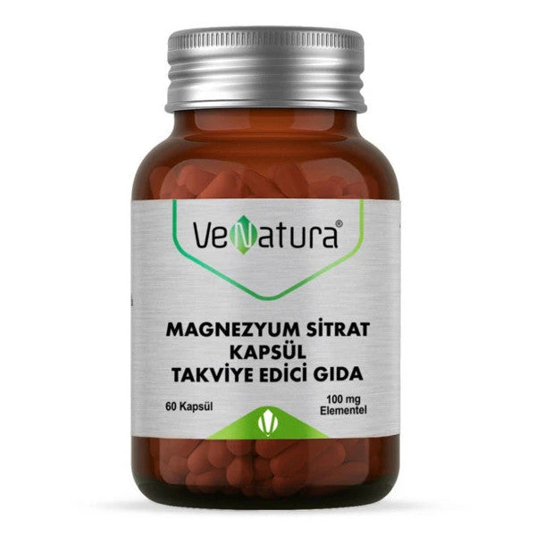 Venatura Magnesium Citrate Capsule 100 Mg 60 Capsules