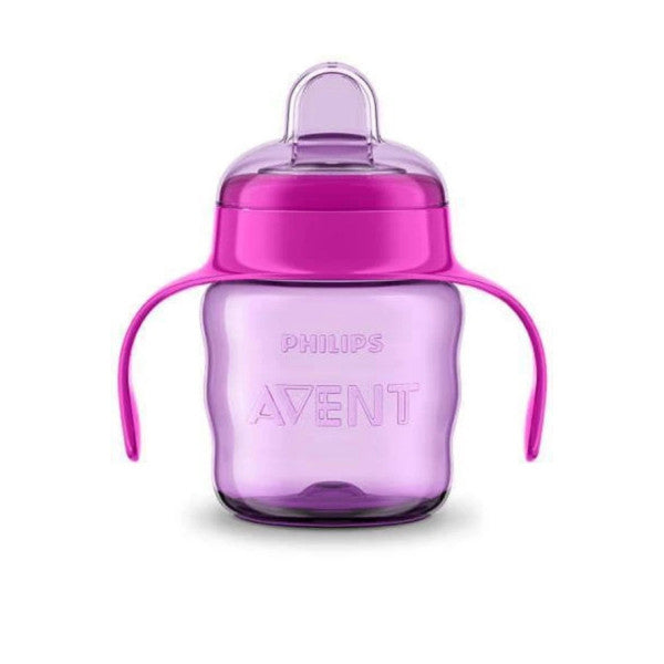 Philips Avent Scf551/03 Educational Non-Spill Cup 6 Months 7 Oz/200 Ml Purple