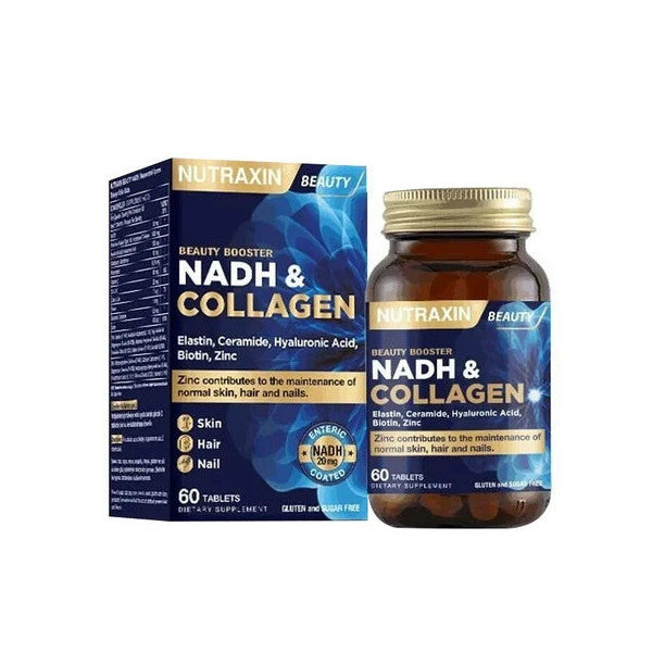 Nutraxin Nadh Collagen Collagen Food Supplement 60 Tablets