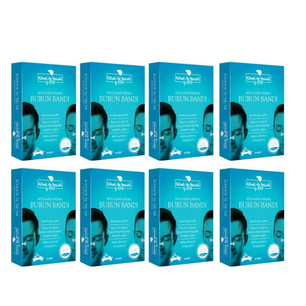 8 Boxes (80 Pieces) Rituel De Beaute Anti-Snoring Nose Breathing Strips