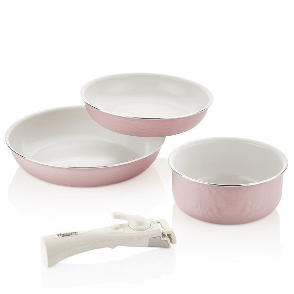 Bondy Amercook 4 Piece Cooking Set Pink