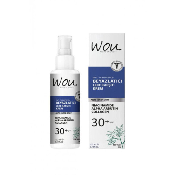 Wou Anti-Spot Whitening Cream Spf30+ 100 Ml