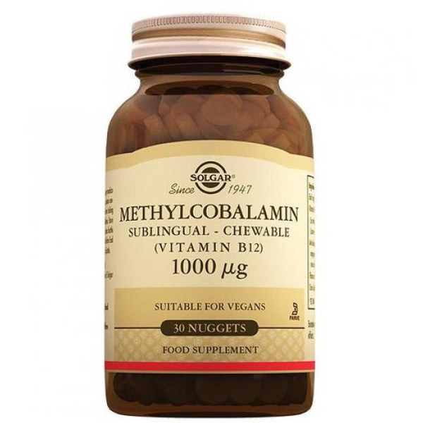 Solgar Methylcobalamin 1000 Mcg 30 Tablets